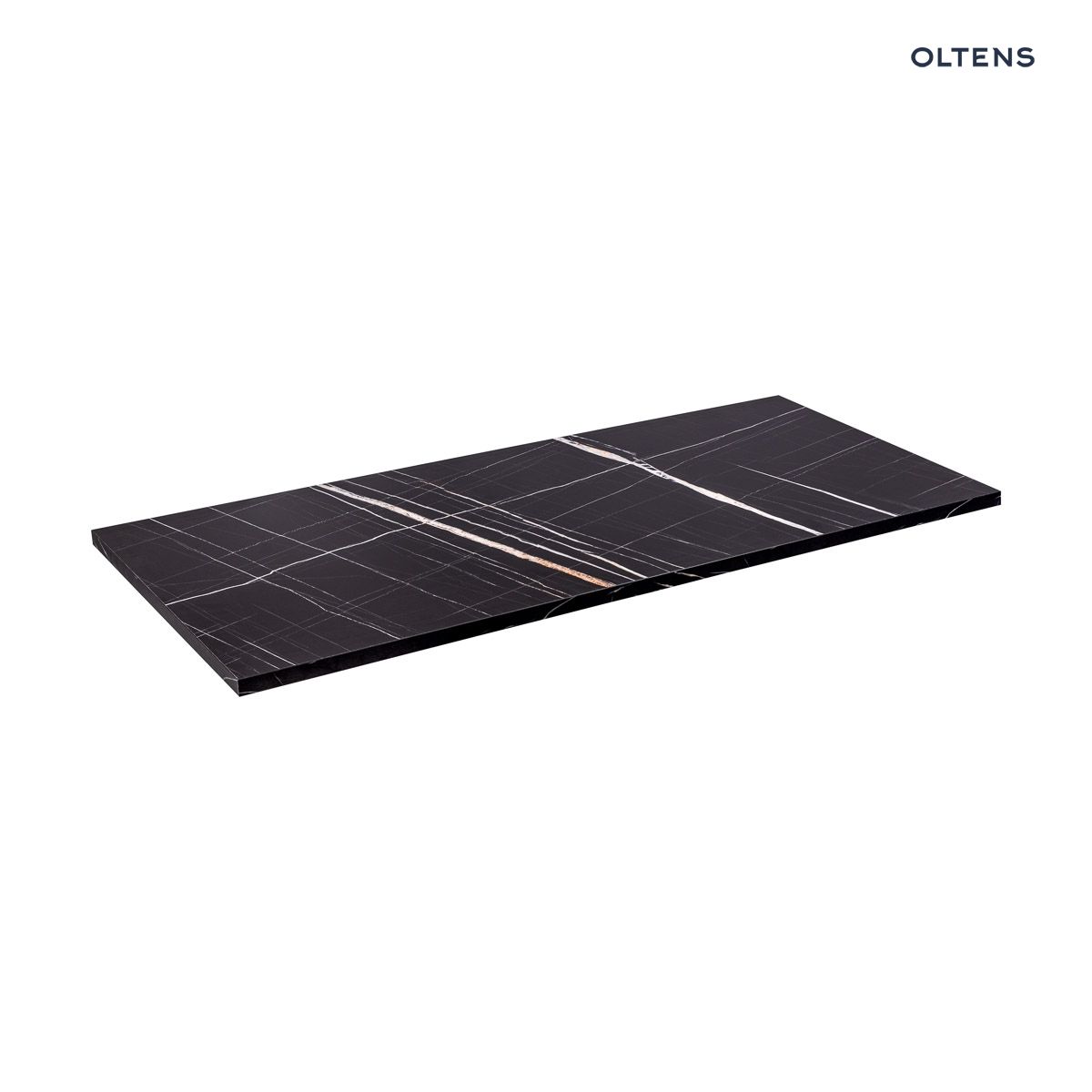 Oltens Tera blat naszafkowy 100 cm czarny marmur