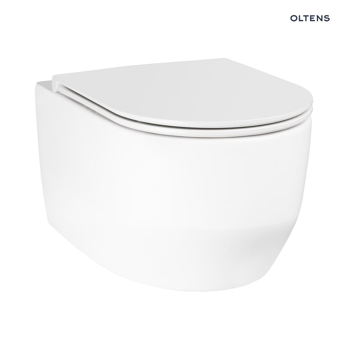 Oltens Holsted miska WC wisząca PureRim biała