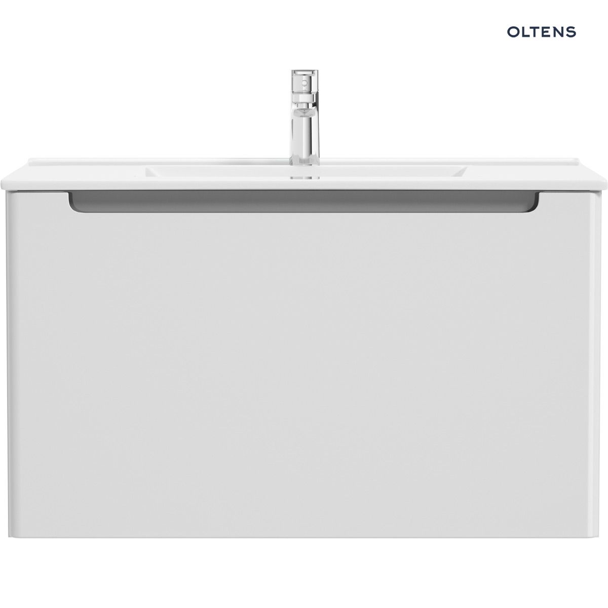 Oltens Jog umywalka z szafką 80 cm biała