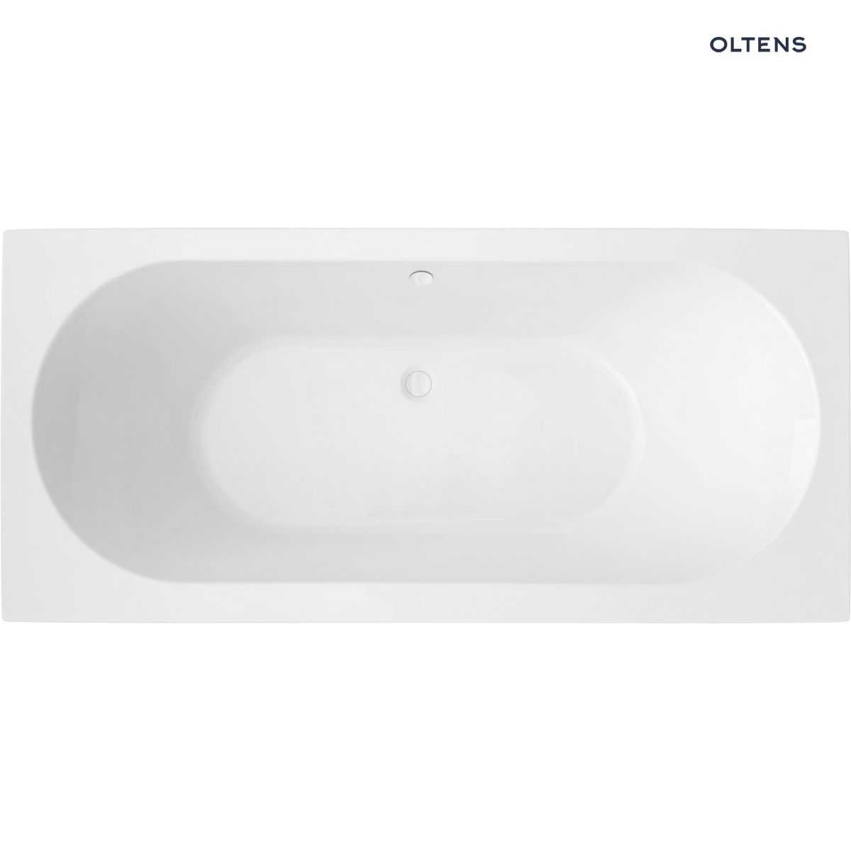 Oltens Lykke wanna 170x75 cm prostokątna akrylowa biała