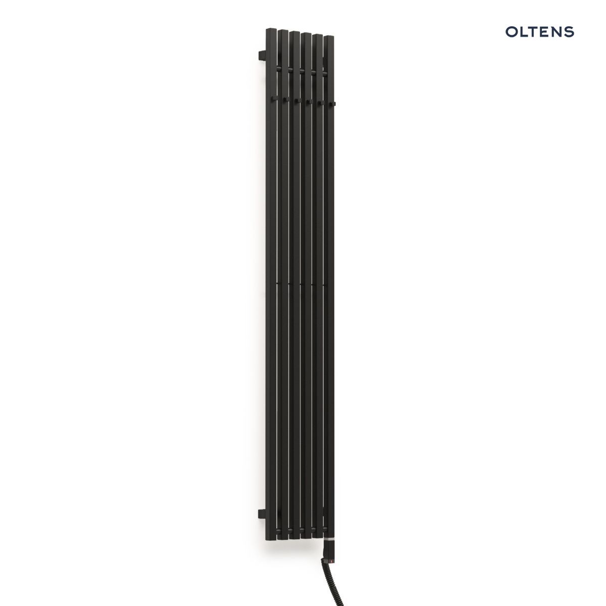 Oltens Stang S (e) grzejnik łazienkowy 180x28 cm czarny mat