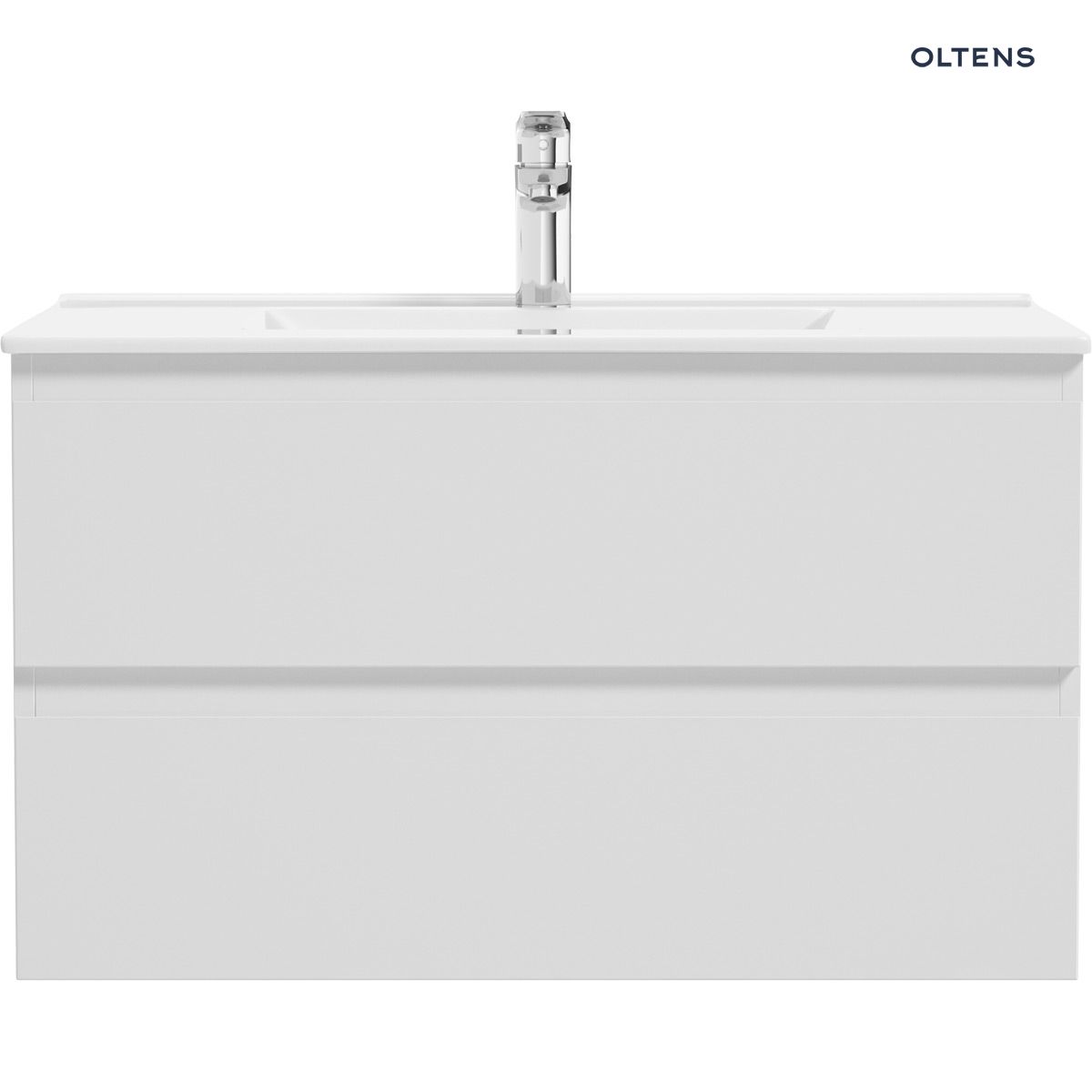 Oltens Vernal umywalka z szafką 80 cm biała