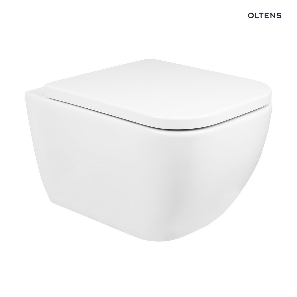 Zestaw Oltens Vernal miska WC wisząca PureRim z deską wolnoopadającą Slim