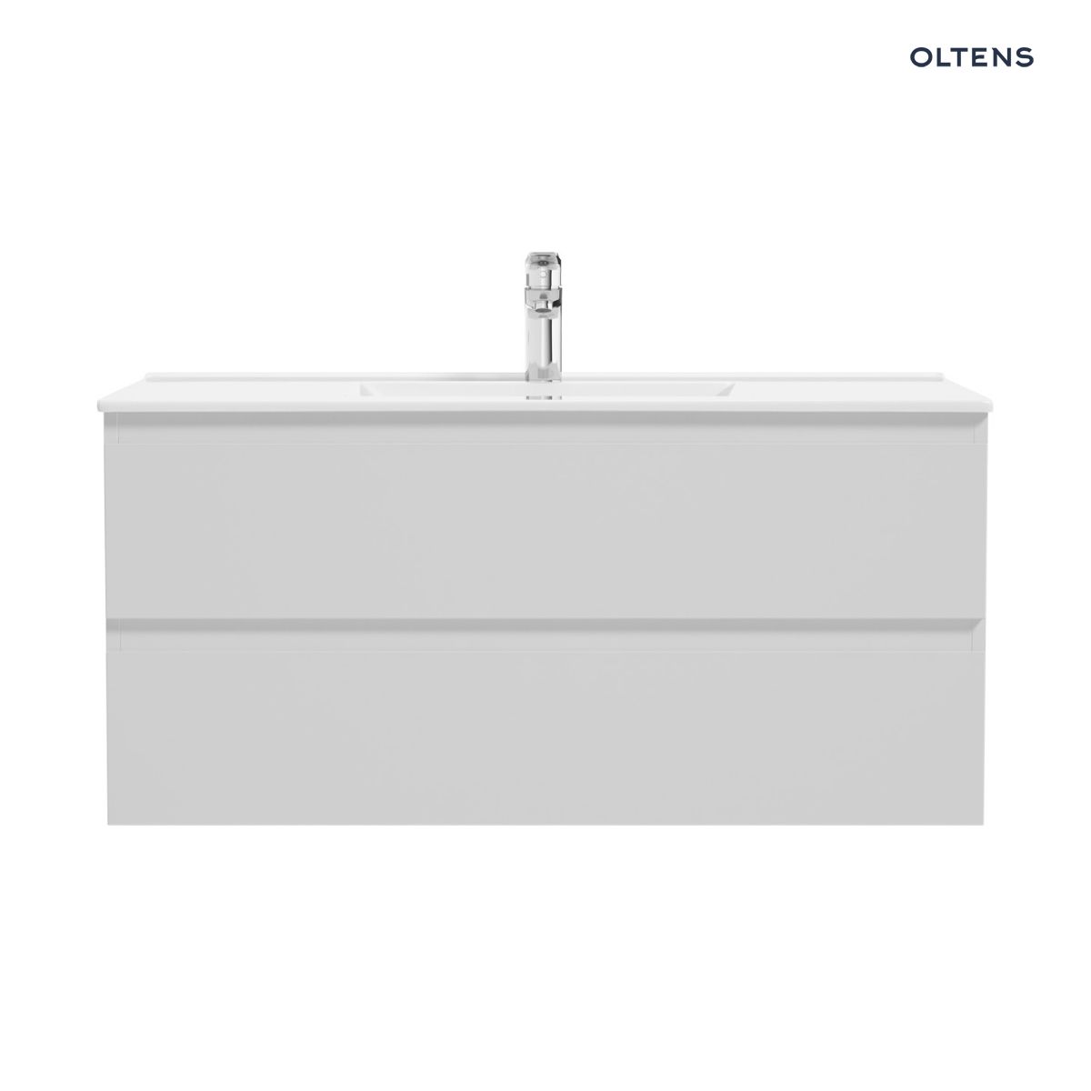 Oltens Vernal umywalka z szafką 100 cm szary mat